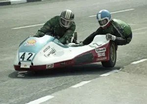 Mick Wortley & Chris Cockbill (Bill Boddice Kawasaki) 1980 Sidecar TT