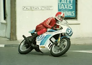 Images Dated 8th December 2021: Mike Baxter (Yamaha) 1983 Junior Manx Grand Prix