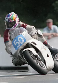 Images Dated 1st May 2020: Mike Blake (Yamaha) 1993 Junior Manx Grand Prix