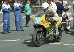 Images Dated 31st January 2021: Mike Blake (Yamaha) 1996 Junior Manx Grand Prix