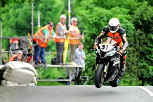 Images Dated 2nd June 2018: Mike Booth (Kawasaki) 2018 Senior TT