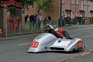 Images Dated 5th June 2014: Mike Cookson & Alun Thomas (Honda Ireson) 2014 Sidecar TT