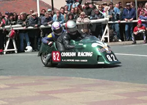 Images Dated 21st June 2020: Mike Cookson & Kris Hibberd (Ireson Honda) 1995 Sidecar TT