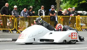 Images Dated 8th June 2018: Mike Cookson & William Moralee (Honda Ireson) 2018 Sidecar TT