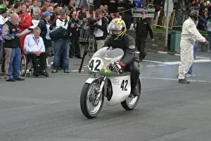 Greeves Gallery: Mike Dunn (Greeves) 2010 TT Parade Lap