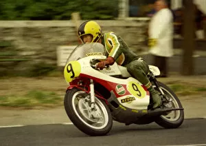 Images Dated 11th February 2019: Mike Dunn (Yamaha) 1976 Senior Manx Grand Prix