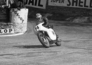 Images Dated 28th March 2013: Mike Hailwood (Mondial) 1959 Lightweight TT