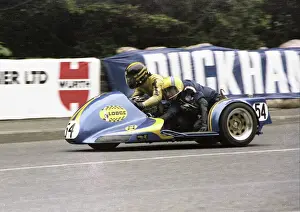 Mike Jones & Mick Neal (Crystal Kawasaki) 1979 Sidecar TT