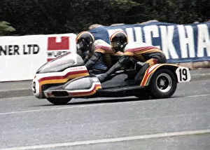 Images Dated 13th December 2019: Mike Joyce & Alan Collins (Suzuki) 1979 Sidecar TT