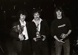 Mike Kneen, Roger Luckman and Gary Radcliffe 1980 Senior Manx Grand Prix