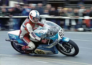 Images Dated 10th March 2019: Mike Kneen (Suzuki) 1980 Senior Manx Grand Prix