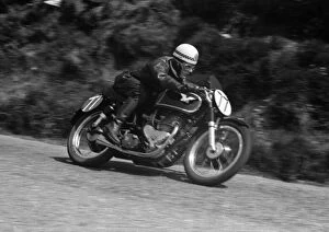 Images Dated 10th May 2018: Mike O Rourke (Matchless) 1953 Senior TT