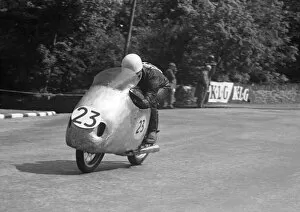 Images Dated 17th August 2016: Mike O Rourke (MV) 1957 Lightweight TT