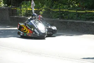 Mike Roscher & Michael Hildebrand (DMR Honda) 2008 Sidecar TT