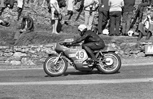 Images Dated 8th December 2020: Bill Milne (Lawton Harley Davidson) 1973 Senior Manx Grand Prix