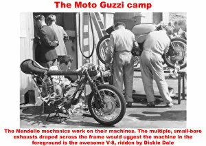 Images Dated 14th October 2019: The Moto Guzzi camp
