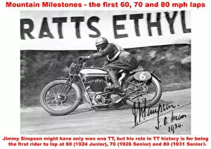 Images Dated 7th October 2019: Mountain Milestones - the first 60, 70, and 80 mph laps