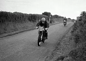 Images Dated 12th May 2023: N E Buxton AJS 1951 Junior MGP Practice
