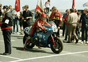 Images Dated 3rd September 2019: Nat Wood (Suzuki) 1984 Formula One TT