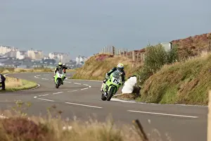 2022 Classic Superbike Manx Grand Prix Prints: Nathan Harrison (Kawasaki) and Brian McCormack (Kawasaki) at Guthries