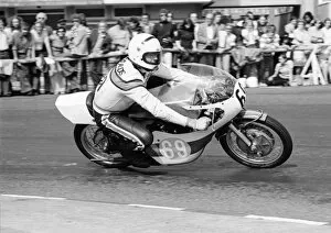 Images Dated 12th July 2019: Neil Edwards (Yamaha) 1975 Junior Manx Grand Prix