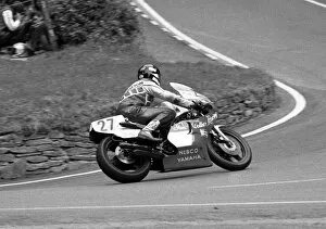 Images Dated 22nd November 2017: Neil Fowler (Nebco Yamaha) 1981 Senior Manx Grand Prix