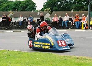 Images Dated 8th August 2018: Neil Kelly & Jason O Connor (Ireson Honda) 2004 Sidecar TT