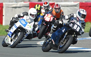 Images Dated 16th April 2016: Neil Smith (Honda) Lee Bass (Honda) April; Jurby