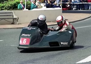 Images Dated 12th February 2018: Neil Smith & Steven Mace (Windle Yamaha) 1990 Sidecar TT