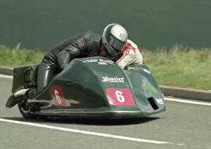 Images Dated 21st March 2021: Neil Smith & Steven Mace (Windle Yamaha) 1990 Sidecar TT
