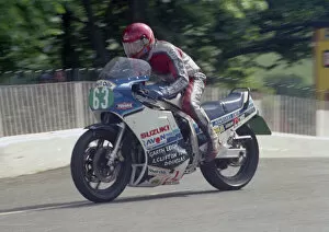 Images Dated 9th July 2021: Neil Stothert (Suzuki) 1987 Production B TT