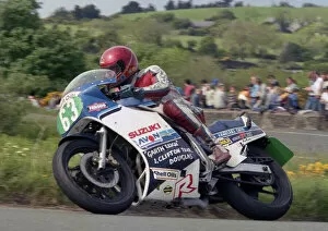 Images Dated 9th July 2021: Neil Stothert (Suzuki) 1987 Production B TT