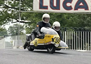 Images Dated 24th May 2022: Nev Riley & Peter Cartwright (BSA) 1974 Sidecar 750 TT
