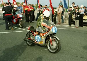 Images Dated 31st August 2019: Nev Watts (Honda) 1984 Historic TT