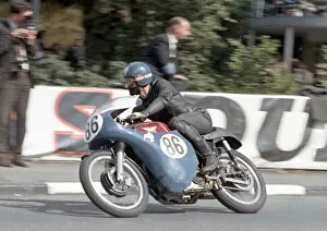 Images Dated 23rd December 2021: Neville Landrebe (Matchless) 1966 Senior TT