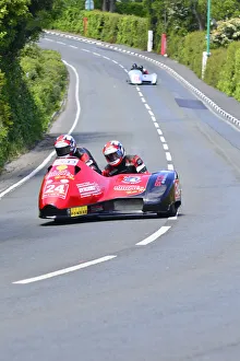 Images Dated 31st October 2020: Nicholas Dukes & William Moralee (Baker Honda) 2015 Sidecar TT