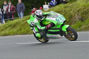 Images Dated 21st October 2020: Nick Anderson (Kawasaki) 2014 Supertwin Manx Grand Prix
