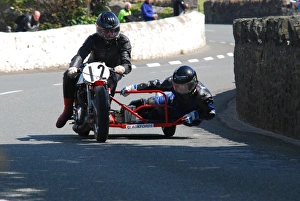 Nick Cutmore Collection: Nick Cutmore & Nancy Thomas (Triton) 2011 Pre TT Classic
