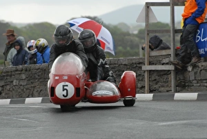 Nick Cutmore Collection: Nick Cutmore & Nancy Thomas (Windle Vincent) 2007 Pre TT Classic