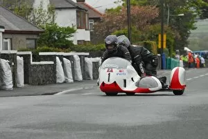 Images Dated 27th May 2013: Nick Houghton & Paul Thomas (Windle BMW) 2013 Pre TT Classic