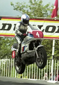 Nick Jefferies at Ballaugh Bridge: 1985 Production C TT