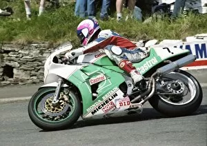 Images Dated 30th March 2013: Nick Jefferies at Governors: 1992 Formula One TT