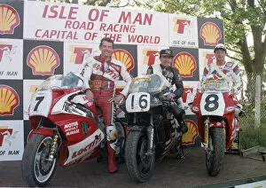 Nick Jefferies, Robert Dunlop, Carl Fogarty, 1990 Formula One TT