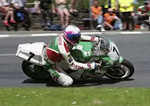 Images Dated 15th July 2011: Nick Jefferies at Sulby Bridge: 1993 Formula One TT