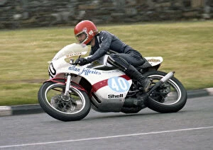 Nick Jefferies Collection: Nick Jefferies (Yamaha) 1980 Junior Manx Grand Prix