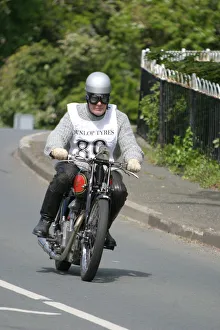 Images Dated 22nd August 2020: Nick Magnay (1936 Excelsior), No. 89, 2007 Re-enactment