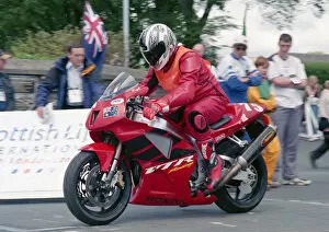 Images Dated 2nd July 2020: Nigel Bryan (Honda) 2002 Production 1000 TT