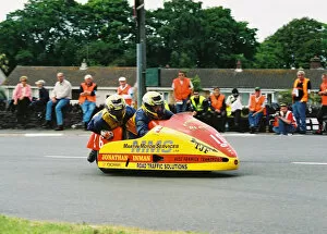 Images Dated 8th August 2018: Nigel Connole & Dennis Lowther (Shelbourne Honda) 2004 Sidecar TT