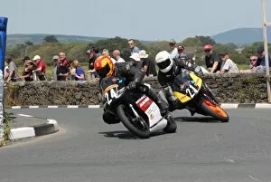 Images Dated 14th July 2011: Nigel Moore (Honda) and Lee Vernon (Honda) 2011 Southern 100