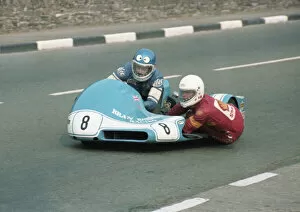 Barton Phoenix Gallery: Nigel Rollason & Colin Blair (Barton Phoenix) 1982 Sidecar TT